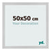 Bilderrahmen 50x50cm Edelstahl MDF Bologna Vorne Messe | Yourdecoration.de
