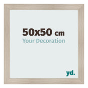 Bilderrahmen 50x50cm Eiche Rustikal MDF Pisa Vorne Messe | Yourdecoration.de