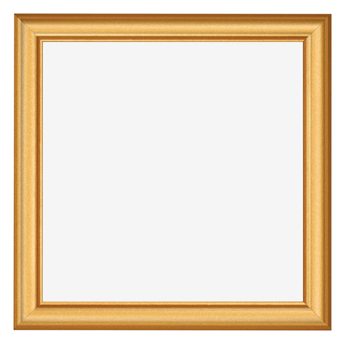 Bilderrahmen 50x50cm Gold Matt MDF Lazio Vorne | Yourdecoration.de