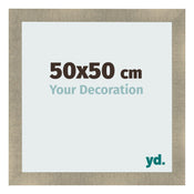 Bilderrahmen 50x50cm Gold Vintage MDF Pisa Vorne Messe | Yourdecoration.de