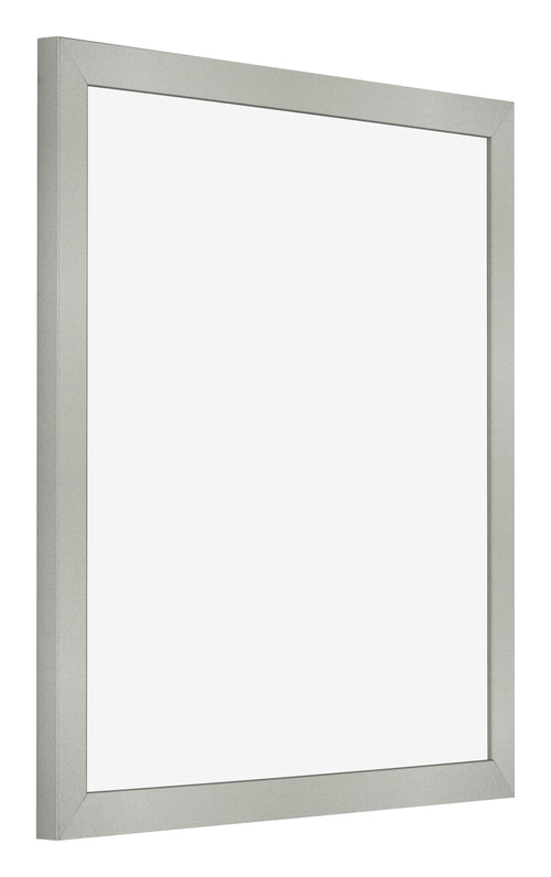 Bilderrahmen 50x50cm Silber Matt MDF Bologna Vorne Schrag | Yourdecoration.de