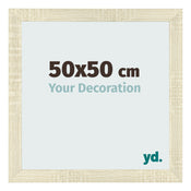 Bilderrahmen 50x50cm Sonoma Eiche MDF Pisa Vorne Messe | Yourdecoration.de