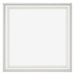Bilderrahmen 50x50cm Weiss Gewischt MDF Lazio Vorne | Yourdecoration.de