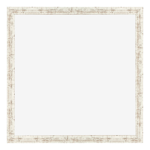 Bilderrahmen 50x50cm Weiß Vintage MDF Bologna Vorne | Yourdecoration.de