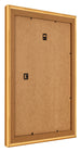 Bilderrahmen 50x60cm Gold Matt MDF Lazio Ruckseite Schrag | Yourdecoration.de