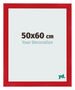 Bilderrahmen 50x60cm Rot MDF Pisa Vorne Messe | Yourdecoration.de