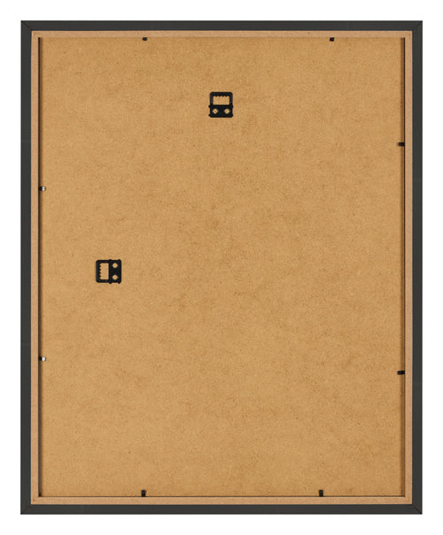 Bilderrahmen 50x60cm Schwarz Gemasert MDF Bologna Ruckseite | Yourdecoration.de
