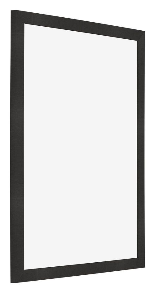 Bilderrahmen 50x60cm Schwarz Matt MDF Bologna Vorne Schrag | Yourdecoration.de