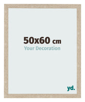Bilderrahmen 50x60cm Sonoma Eiche MDF Bologna Vorne Messe | Yourdecoration.de
