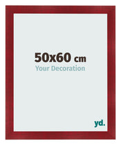 Bilderrahmen 50x60cm Weinrot Gewischt MDF Pisa Vorne Messe | Yourdecoration.de