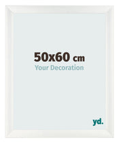 Bilderrahmen 50x60cm Weiß Vintage MDF Pisa Vorne Messe | Yourdecoration.de