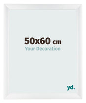 Bilderrahmen 50x60cm Weiß Vintage MDF Pisa Vorne Messe | Yourdecoration.de