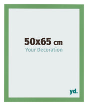 Bilderrahmen 50x65 cm Grun MDF Bologna Vorne Messe | Yourdecoration.de