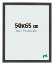 Bilderrahmen 50x65cm Antrazit MDF Bologna Vorne Messe | Yourdecoration.de