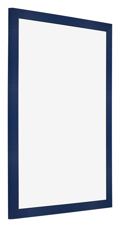 Bilderrahmen 50x65cm Dunkelblau Gewischt MDF Bologna Vorne Schrag | Yourdecoration.de