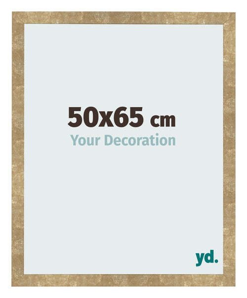 Bilderrahmen 50x65cm Gold Antik MDF Bologna Vorne Messe | Yourdecoration.de