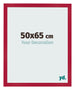 Bilderrahmen 50x65cm Rot MDF Bologna Vorne Messe | Yourdecoration.de