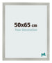Bilderrahmen 50x65cm Silber Matt MDF Bologna Vorne Messe | Yourdecoration.de