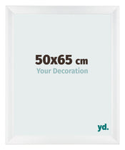 Bilderrahmen 50x65cm Weiß Vintage MDF Pisa Vorne Messe | Yourdecoration.de