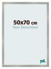 Bilderrahmen 50x70cm Aluminium Gebürstet MDF Bologna Vorne Messe | Yourdecoration.de