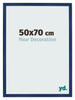 Bilderrahmen 50x70cm Dunkelblau Gewischt MDF Bologna Vorne Messe | Yourdecoration.de