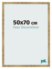 Bilderrahmen 50x70cm Gold Antik MDF Bologna Vorne Messe | Yourdecoration.de