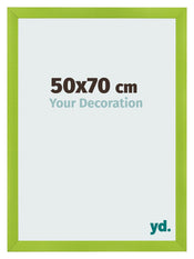 Bilderrahmen 50x70cm Grün MDF Pisa Vorne Messe | Yourdecoration.de