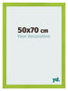 Bilderrahmen 50x70cm Grün MDF Pisa Vorne Messe | Yourdecoration.de
