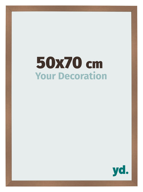 Bilderrahmen 50x70cm Kupfer Dekor MDF Bologna Vorne Messe | Yourdecoration.de