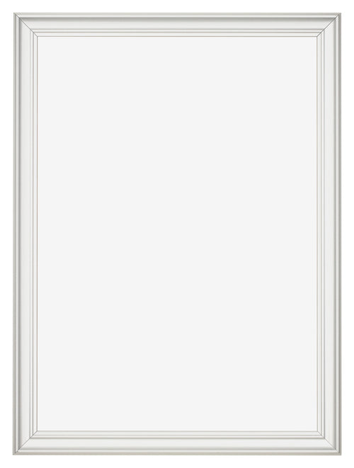 Bilderrahmen 50x70cm Weiss Gewischt MDF Lazio Vorne | Yourdecoration.de