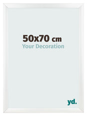 Bilderrahmen 50x70cm Weiß Vintage MDF Pisa Vorne Messe | Yourdecoration.de