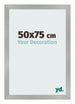 Bilderrahmen 50x75cm Aluminium Gebürstet MDF Bologna Vorne Messe | Yourdecoration.de