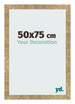Bilderrahmen 50x75cm Gold Antik MDF Bologna Vorne Messe | Yourdecoration.de