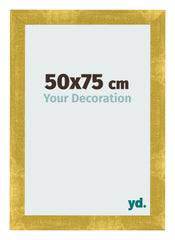 Bilderrahmen 50x75cm Gold Vintage MDF Pisa Vorne Messe | Yourdecoration.de