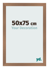 Bilderrahmen 50x75cm Kupfer Dekor MDF Bologna Vorne Messe | Yourdecoration.de