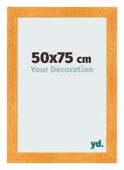 Bilderrahmen 50x75cm Orange MDF Pisa Vorne Messe | Yourdecoration.de