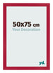 Bilderrahmen 50x75cm Rot MDF Bologna Vorne Messe | Yourdecoration.de