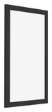 Bilderrahmen 50x75cm Schwarz Gemasert MDF Bologna Vorne Schrag | Yourdecoration.de