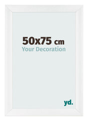 Bilderrahmen 50x75cm Weiß Vintage MDF Pisa Vorne Messe | Yourdecoration.de