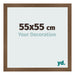 Bilderrahmen 55x55 cm Eiche Rustikal MDF Bologna Vorne Messe | Yourdecoration.de