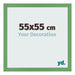 Bilderrahmen 55x55 cm Grun MDF Bologna Vorne Messe | Yourdecoration.de