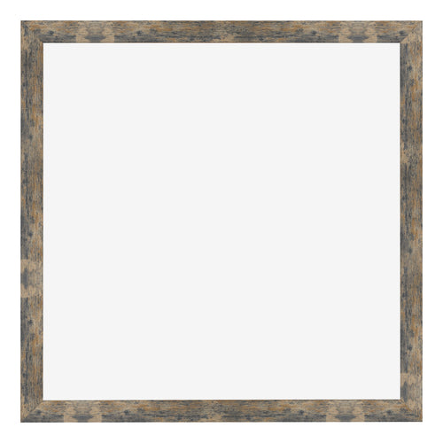 Bilderrahmen 55x55cm Blau Gold Meliert MDF Bologna Vorne | Yourdecoration.de