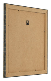 Bilderrahmen 55x55cm Blau Gold Meliert MDF Pisa Ruckseite Schrag | Yourdecoration.de