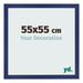 Bilderrahmen 55x55cm Dunkelblau Gewischt MDF Bologna Vorne Messe | Yourdecoration.de