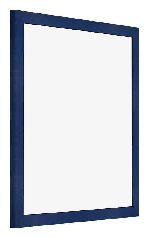 Bilderrahmen 55x55cm Dunkelblau Gewischt MDF Bologna Vorne Schrag | Yourdecoration.de