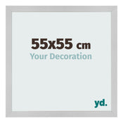Bilderrahmen 55x55cm Edelstahl MDF Bologna Vorne Messe | Yourdecoration.de