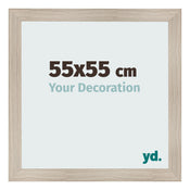 Bilderrahmen 55x55cm Eiche Rustikal MDF Pisa Vorne Messe | Yourdecoration.de