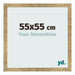 Bilderrahmen 55x55cm Gold Antik MDF Bologna Vorne Messe | Yourdecoration.de
