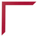 Bilderrahmen 55x55cm Rot MDF Bologna Detail Ecke | Yourdecoration.de