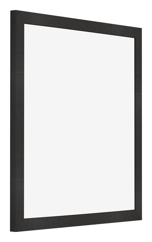 Bilderrahmen 55x55cm Schwarz Matt MDF Bologna Vorne Schrag | Yourdecoration.de